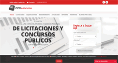 Desktop Screenshot of infoconcurso.com